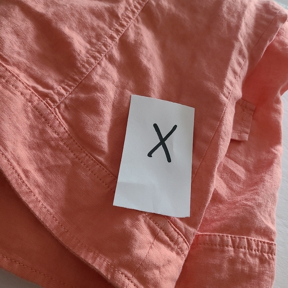 Chicos Women's Coral Linen  Jacket Sz.2 - Picture 10 of 10